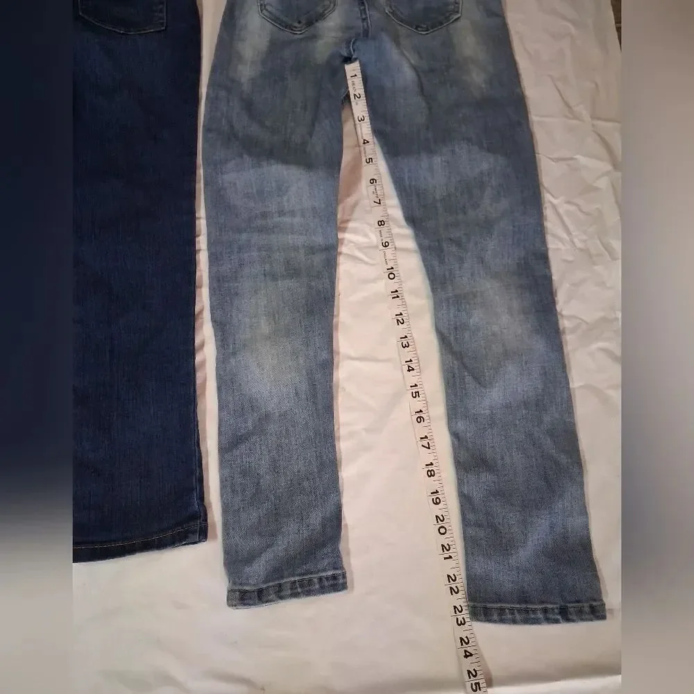 Lot Of 3 Girls Jeans Arizona Jeans Co Place Super Skinny Celebrity Pink